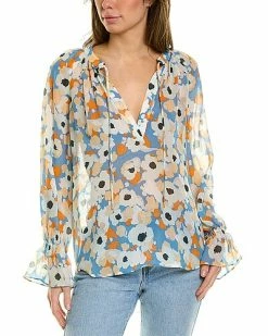 Joie Chiffon Silk Blouse Women