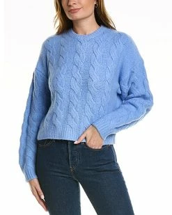 Joie Hyannis Crew Neck Wool-Blend Sweater Women