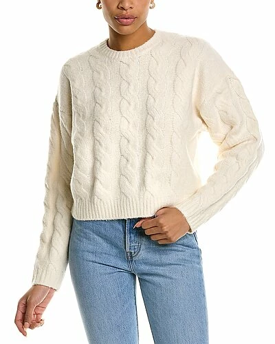 Joie Hyannis Crew Neck Wool-Blend Sweater Women