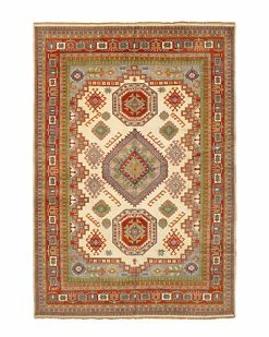 ECARPETGALLERY Royal Kazak Hand-Knotted Rug Home
