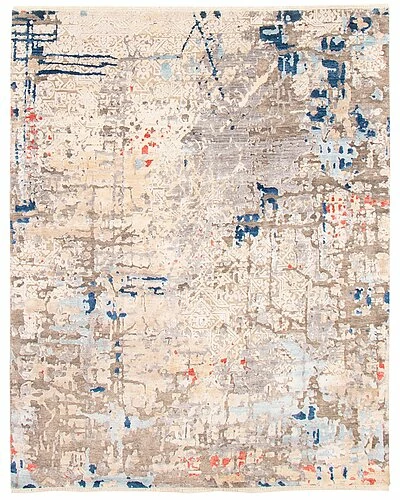 ECARPETGALLERY Legacy Hand-Knotted Silk, Wool Rug Home