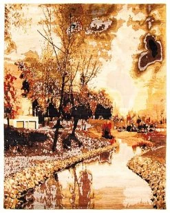 ECARPETGALLERY Legacy Hand-Knotted Silk, Wool Rug Home