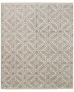 ECARPETGALLERY Jules Oushak Hand-Knotted Bamboo Silk Rug Home