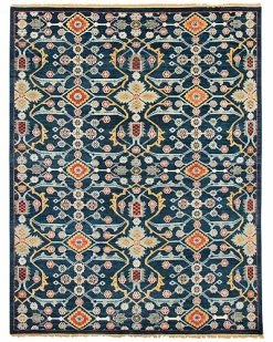 ECARPETGALLERY Finest Oushak Hand-Knotted Wool Rug Home
