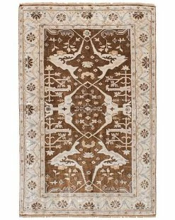 ECARPETGALLERY Hand-knotted Bamboo Silk Rug Home