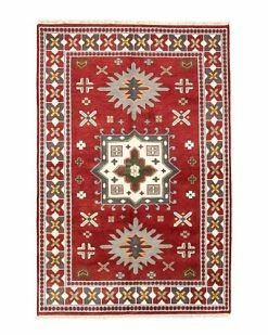 ECARPETGALLERY Kazak Hand-Knotted Rug Home
