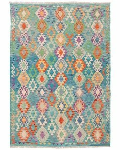 ECARPETGALLERY Hand Woven Wool Rug Home Multi Color