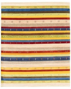 ECARPETGALLERY Kashkuli Gabbeh Hand-Loomed Wool Rug Home